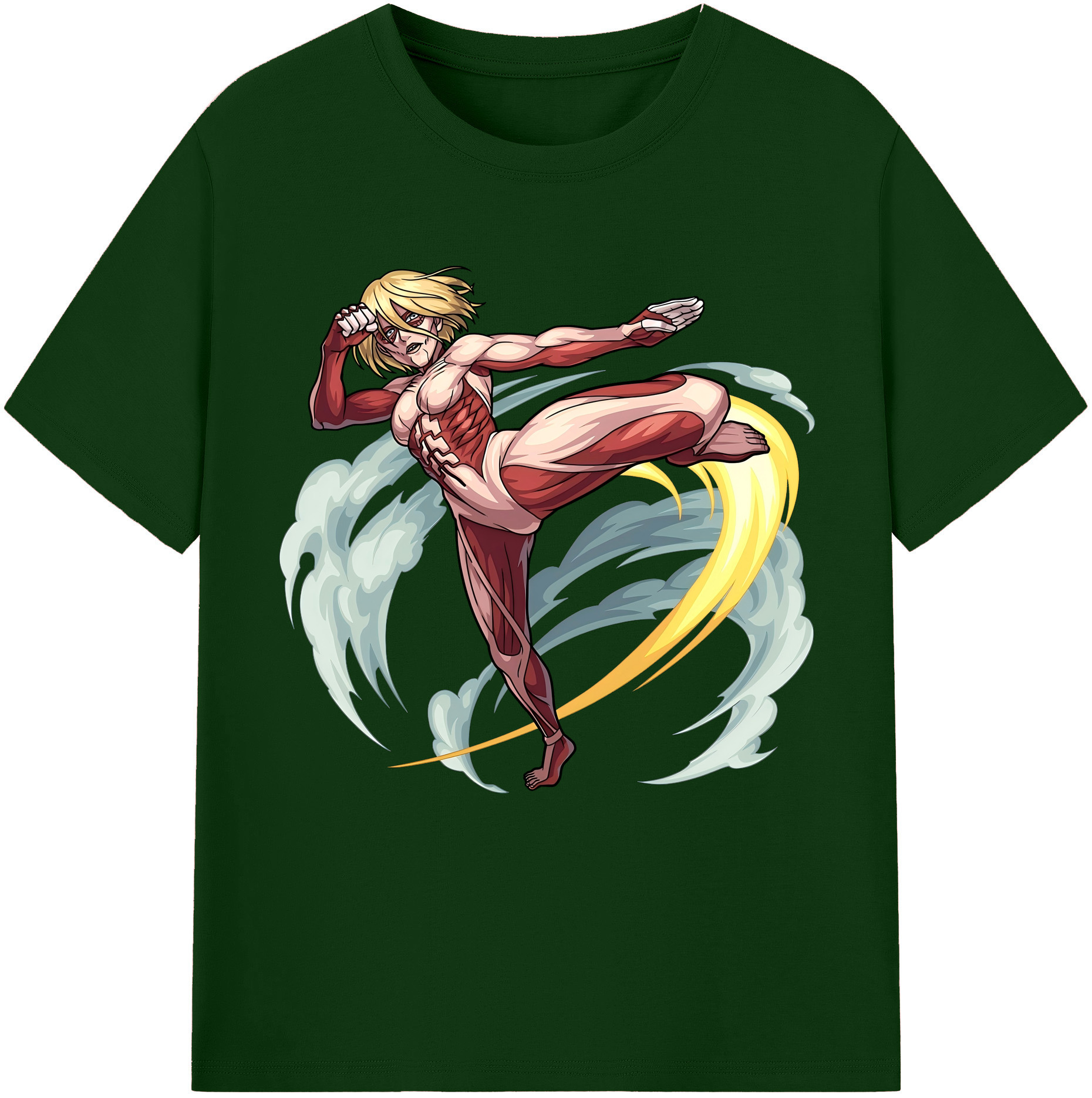 （画像用） 進撃の巨人 Attack on Titan 綿100％半袖Tシャツ（フロントプリント）